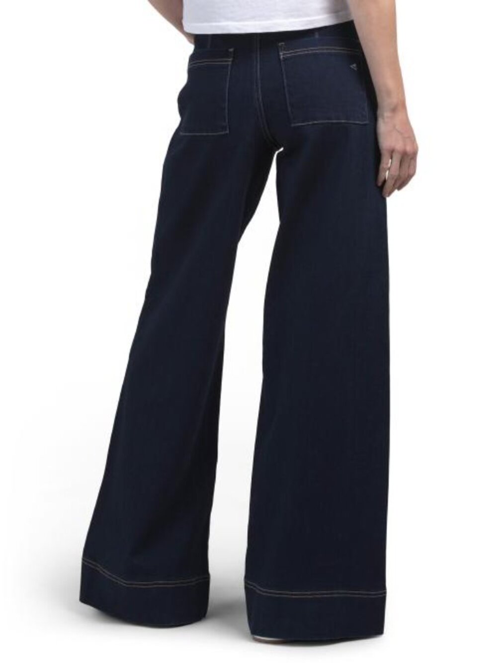 HIDDEN Fashion Patch Pocket Super Wide Leg Jeans - Picture 2 of 3